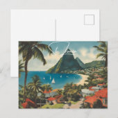 St. Lucia (4) Postkarte (Vorne/Hinten)
