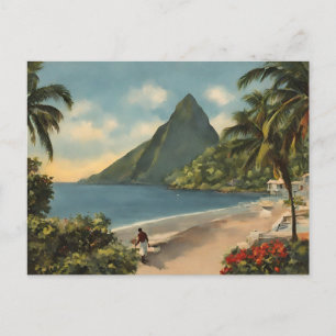 St. Lucia (7) Postkarte