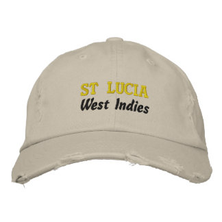 St. Lucia bestickte Baseballkappe