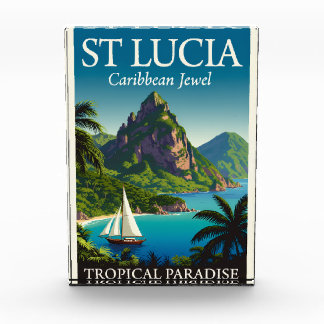 St Lucia Caribbean Jewel  Fotoblock