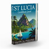 St Lucia Caribbean Jewel  Fotoblock (Links)
