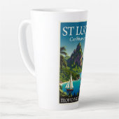 St Lucia Caribbean Jewel Milchtasse (Linke Ecke)