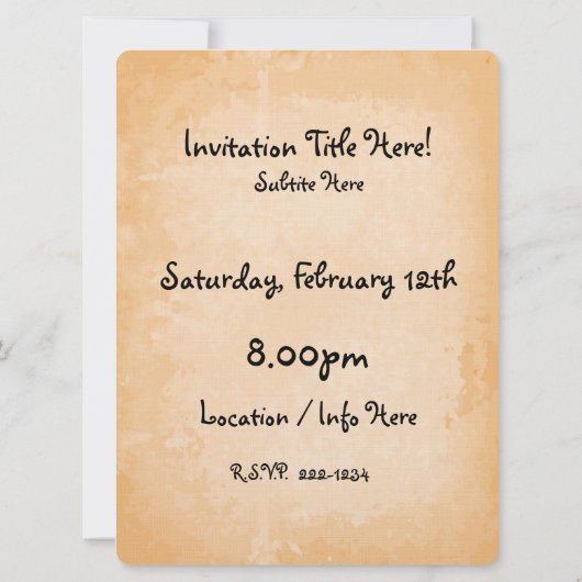 St Lucia Cartoon Reiseplakat. Einladung (Rückseite)