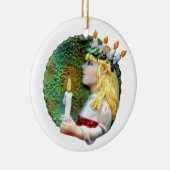 St. Lucia Day Runde 2013 Keramik Ornament JL Biel (Rechts)