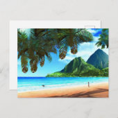 St. Lucia Die Pitons Postkarte (Vorne/Hinten)