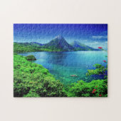 St. Lucia Die Pitons Puzzle (Horizontal)