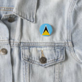 St. Lucia Flag Button (Beispiel)