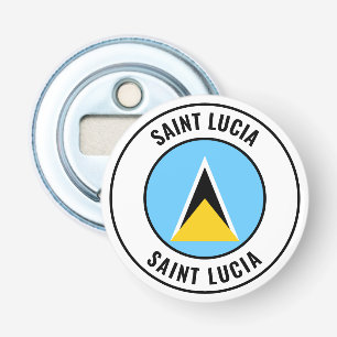 St. Lucia Flag Gorgeous Patriotic Flasche Opener Flaschenöffner