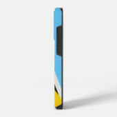 St. Lucia Flag iPhone Hülle (Linke Seite)