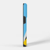 St. Lucia Flag iPhone Hülle (Rechte Seite)