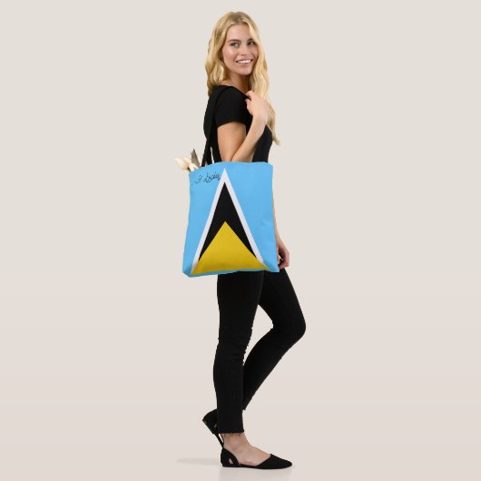 St. Lucia Flag Tasche (Am Model)