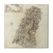 St Lucia Fliese (Vorderseite)