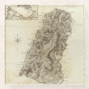 St Lucia Glasuntersetzer
