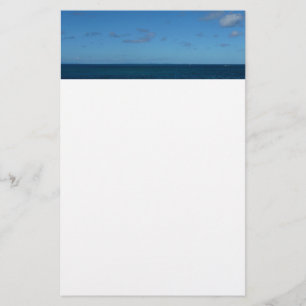 St. Lucia Horizon Blauer Ozean Briefpapier