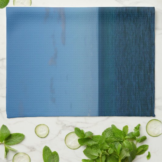 St. Lucia Horizon Blauer Ozean Handtuch (Gefaltet)