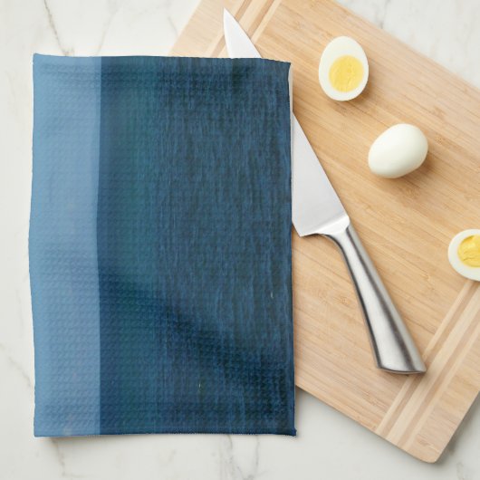 St. Lucia Horizon Blauer Ozean Handtuch (Viertel Falte)