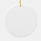 St. Lucia Horizon Blauer Ozean Keramikornament (Hinten)