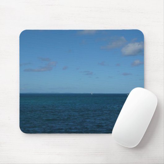 St. Lucia Horizon Blauer Ozean Mousepad (Mit Mouse)