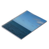 St. Lucia Horizon Blauer Ozean Notizblock (Linke Seite)