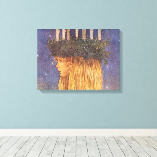 St Lucia John Bauer Leinwanddruck (Insitu (Holzboden))