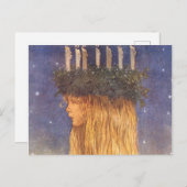 St Lucia John Bauer Postkarte (Vorne/Hinten)