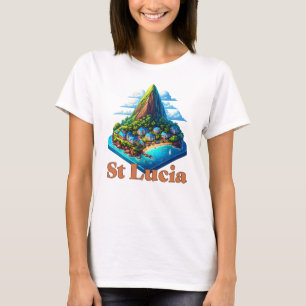 St Lucia Karibik T-Shirt