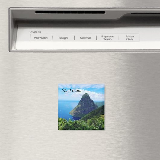 St. Lucia Magnet (In Situ (Geschirrspüler))