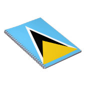 St Lucia Notizblock (Rechte Seite)