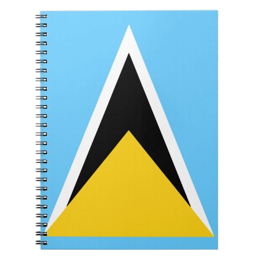 St Lucia Notizblock (Vorderseite)