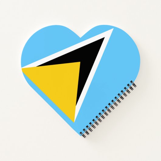 St Lucia Notizblock (Rückseite)