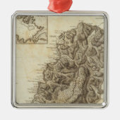 St Lucia Ornament Aus Metall (Vorne)