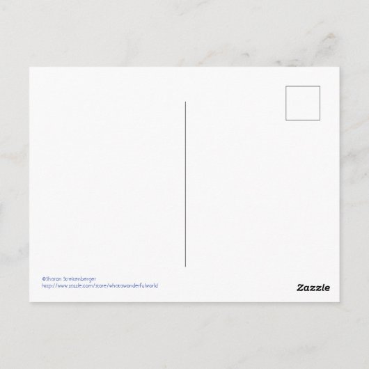 St. Lucia: Palmen, Meeresbrise. . .Ja, bitte! Postkarte (Rückseite)