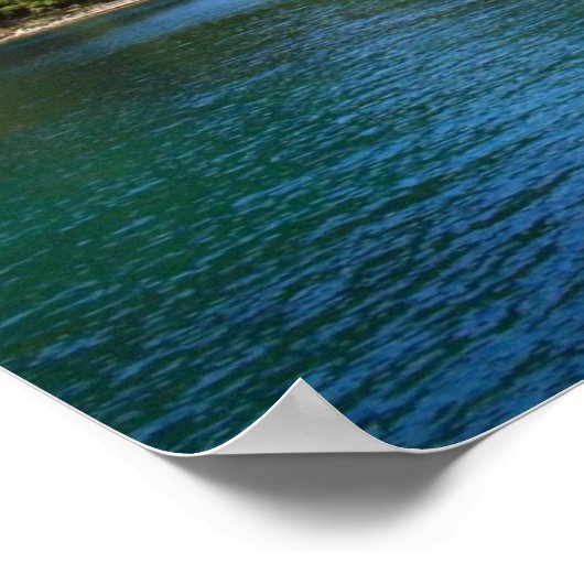 St Lucia Pitons Poster (Ecke)