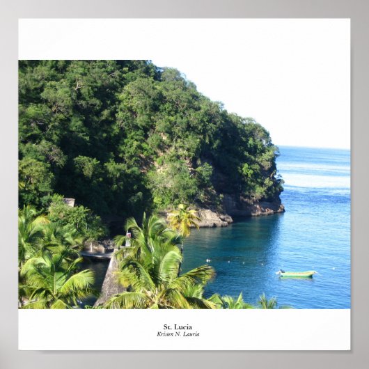 St. Lucia Poster (Vorne)