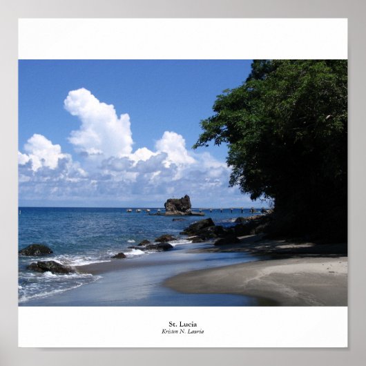 St. Lucia Poster (Vorne)