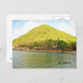 st. Lucia Postkarte (Vorne/Hinten)