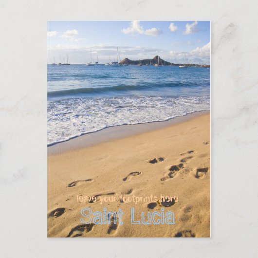 St Lucia Postkarte (Vorderseite)