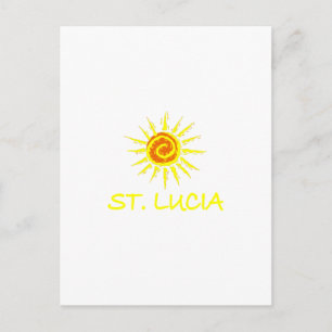 St. Lucia Postkarte