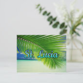 St. Lucia Postkarte (Stehend Vorderseite)