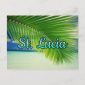 St. Lucia Postkarte (Vorderseite)