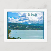 St. Lucia Postkarte (Vorderseite)