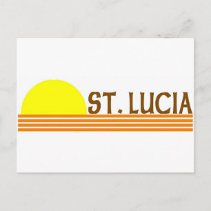 St. Lucia Postkarte