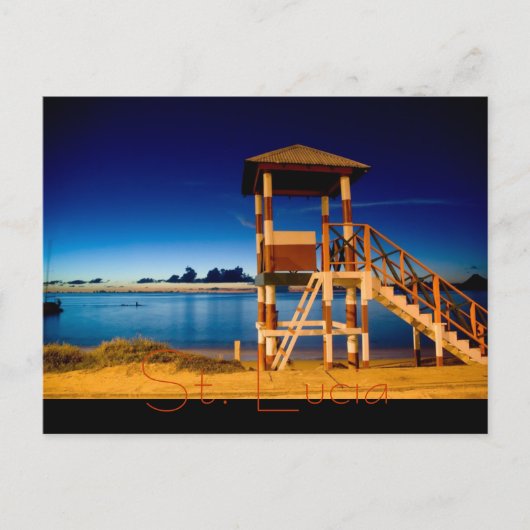 St. Lucia Postkarte (Vorderseite)