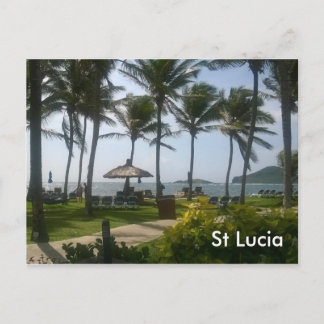 St Lucia Postkarte