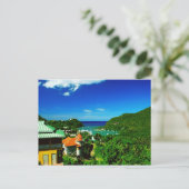 St. Lucia Postkarte (Stehend Vorderseite)