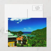 St. Lucia Postkarte (Vorne/Hinten)