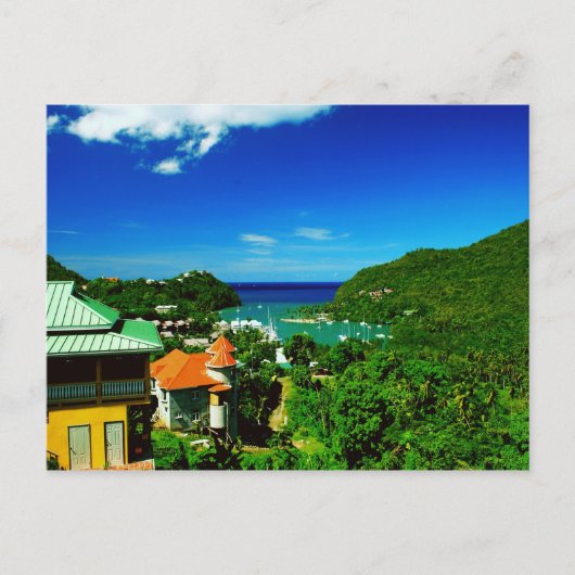 St. Lucia Postkarte (Vorderseite)