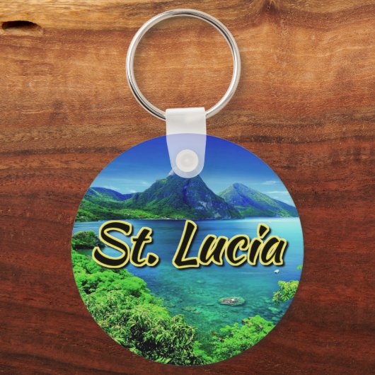 St. Lucia Schlüsselanhänger (Vorderseite)