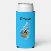 St Lucia Selters Dosenkühler (Seltzer Vorderseite)