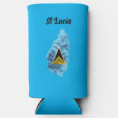 St Lucia Selters Dosenkühler (Vorderseite)